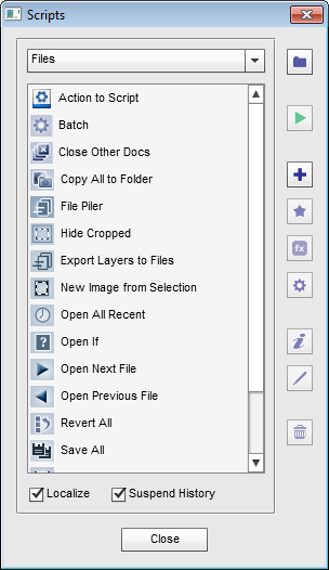 Commands category